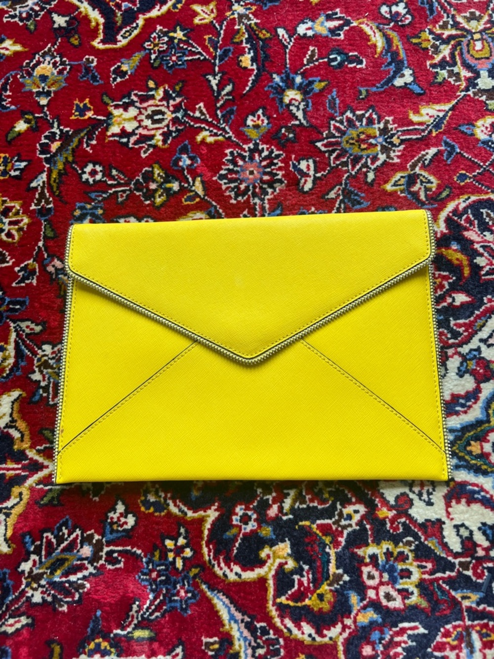 Rebecca Minkoff Yellow Envelope Clutch